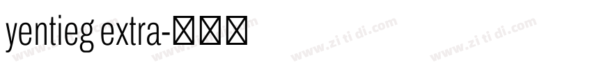 yentieg extra字体转换